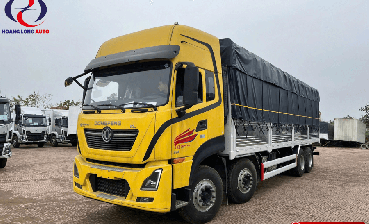 Xe Tải Dongfeng Thùng Mui Có Bạt KR340 - Cabin Cao 2G - 9,7m - 17,5 Tấn - Tiêu Chuẩn Mới